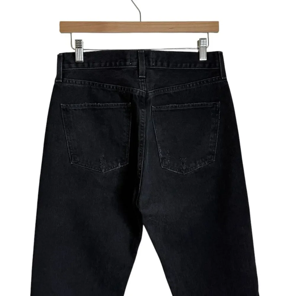 Agolde Cherie High Rise Straight Leg Distressed‎ Jeans Denim Pants Womens 27